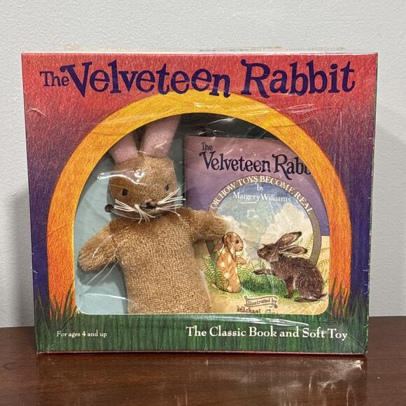 The Velveteen Rabbit Classic Mini Book And Soft Plush Toy Running Press 1990 - Picture 1 of 6